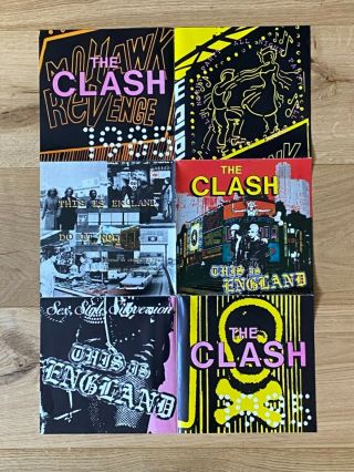 The Clash - This Is England - Cbs A6122 Rare Poster Cover Vinyl 7” Uk Punk Ex,
