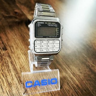Rare Vintage 1981 Casio Ca - 851 Digital Calculator Watch Made In Japan Module 134