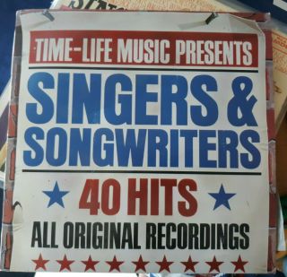 Time Life Singers & Songwriters 40 Hits 4 Lp Vinyl Set Record Op - 4528 Rare Htf