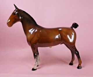 Beswick Hackney Stallion Horse 1361 - Rare & Perfect