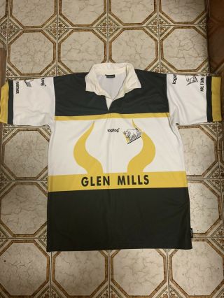 Rare American Rugby League Jersey - Glen Mills Bulls - Size Xl