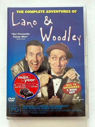 The Complete Adventures Of Lano & And Woodley - Oz Tv Series - Rare 2 - Dvd Set