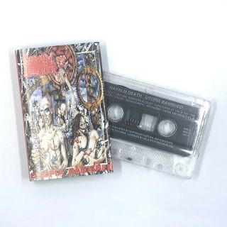 Napalm Death Utopia Banished Cassette Tape 1992 Death Metal Rare