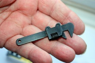 Very Small Adjustable Spanner Rare Vintage Unusual Magneto Tool Part Of Tool Kit