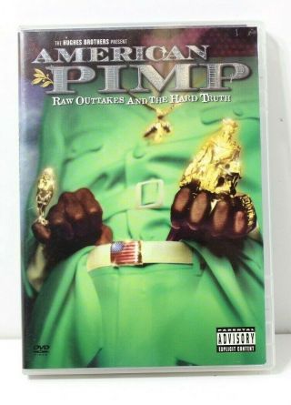 American Pimp - Raw Outtakes And The Hard Truth (dvd & Cd Soundtrack) Rare Oop