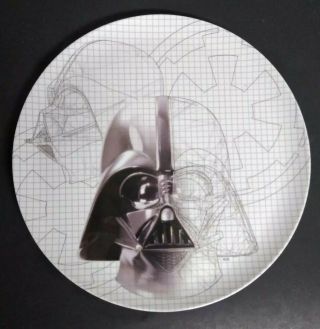Zak Designs 10 " Darth Vader Graphics Rare - Star Wars Lucas Films Lfl Plate