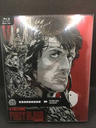Rambo: First Blood Mondo Blu Ray Steelbook Very Rare Htf Oop Out Of Print