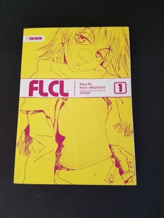 Flcl Novel V.  1 Yoji Enokido & Kazuya Tsurumaki Rare Book Anime Manga English
