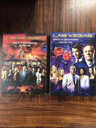 Las Vegas Uncut & Uncensored Dvd Season 1 & 2 W/slipcover - Tv Series - Rare/oop