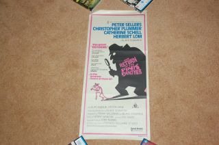 Peter Sellers In The Return Of The Pink Panther (1975) - Rare Orig.  Poster