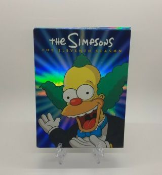 The Simpsons - Season 11 Eleventh (dvd,  2008,  4 - Disc Set) Rare W/ Booklet