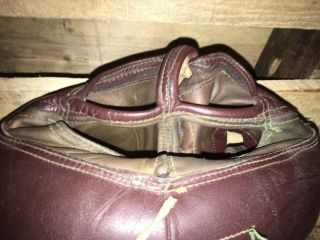VTG Primitive Boxing Head Gear Leather Martial Art Rare find,  intact quality 2