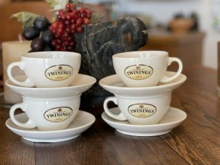 Twinings Tea Cup And Saucer,  Set Of 4 Rare