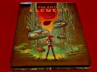 The Fifth Element Steelbook Blu - Ray Disc Rare,  Oop Best Buy Exclusive Set