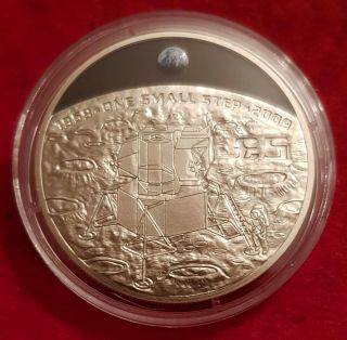 Rare 2009 Guernsey Moon Landing 40th Anniversary £5 Pounds Colorized Bu Capsule