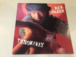 Mick Jagger - Rare Aussie 12 Inch Promo 45 " Throwaway " 1987 Ex,  Cond.
