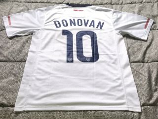 RARE Nike US USA Soccer Jersey Landon Donovan 10 Mens Size Large 3