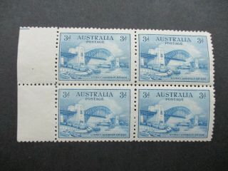 Pre Decimal Stamps: Bridge Block Mnh - Rare - Must Have (e65)