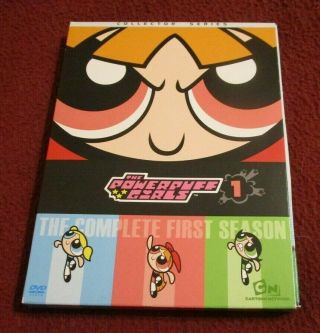 The Powerpuff Girls: The Complete First Season Rare Oop 2 Dvd Box Set