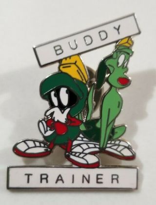 Marvin The Martian & K - 9 Buddy Trainer Pin - Rare Circa 1996 Warner Bros Studio