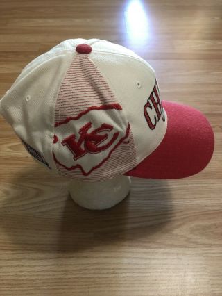 VTG 90s Sports Specialties Kansas City Chiefs Shadow Snapback Hat Cap NFL Rare 2