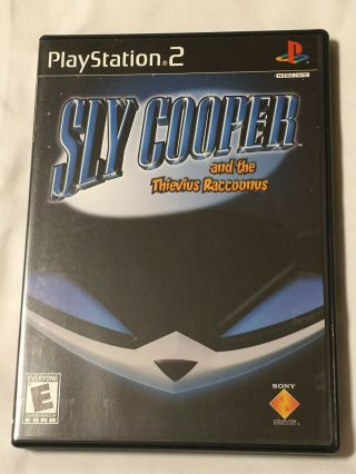 Sly Cooper And The Thievius Raccoonus Sony Playstation 2 Ps2 Game Rare And Oop