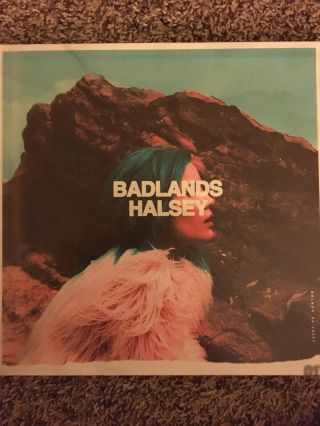 Halsey - 2015 Badlands Import Limited Edition Blue Lp Vinyl (rare) Near Cond