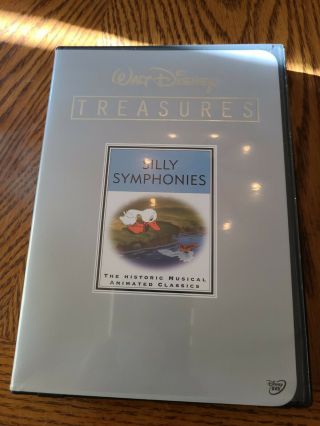 Walt Disney Treasures Silly Symphonies Dvd Historic Musical Animated No Tin Rare