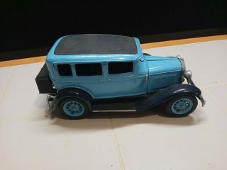 Rare Vintage Built Gabriel (hubley) Ford Model A Sedan Diecast Metal Light Blue