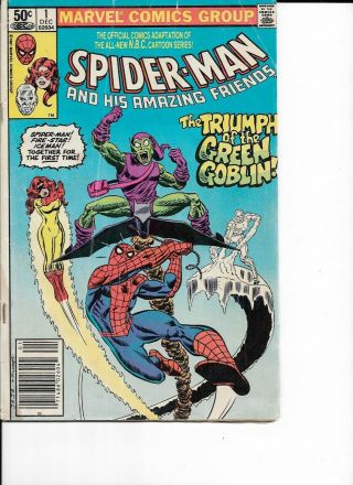 Spider - Man And His Friends 1 - - Rare Newsstand Edition