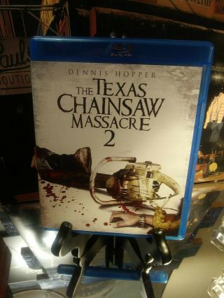 The Texas Chainsaw Massacre 2 (blu - Ray) 1986 - Dennis Hopper - Mgm Rare & Oop Ws