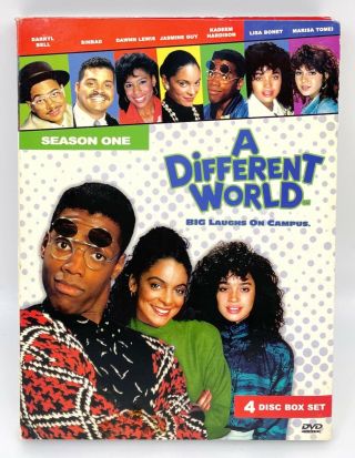 A Different World Season 1 Dvd Box Set - Sinbad Lisa Bonet Kadeem Hardison Rare