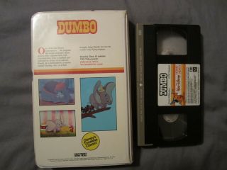Dumbo VHS Hard Case RARE Walt Disney Home Video Retro Vintage 2