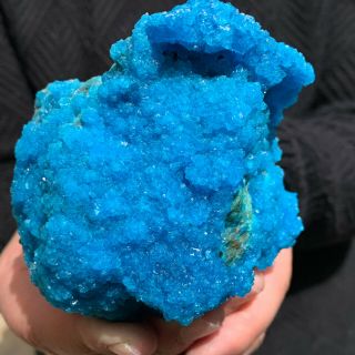 293g Rare Specimen Of Natural Blue Alum Crystal Mineral