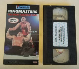 1985 Pro Wrestling Illustrated Ringmasters The Great American Bash Vhs Rare