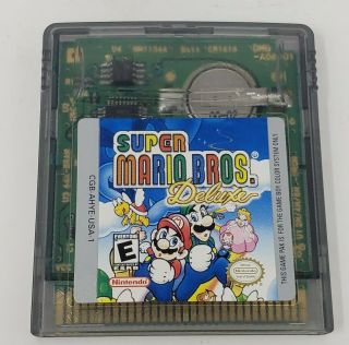 Mario Bros.  Deluxe Nintendo Game Boy Color Gameboy Cartridge (1999) Rare