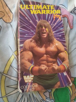 Ultimate Warrior Vhs Coliseum Video Wwf Wwe 1989 Rare Hulk Hogan Macho Man