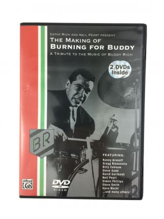 Buddy Rich - The Making Of Burning For Buddy [new Dvd] Rare Neil Peart Presents