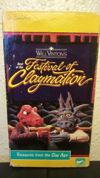 Will Vinton’s Best Of The Festival Of Claymation (vhs 1987) Gdc Rare Htf