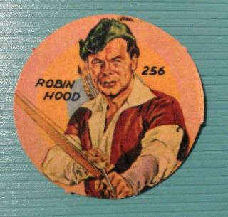 Robin Hood Richard Greene Rare 1960s Tv Show Disc Card