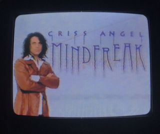 Criss Angel Mindfreak Vhs As Blank Commercials 2005 Prerecorded Tv A&e Rare
