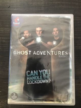 Ghost Adventures: Season 2 (dvd,  2010,  3 - Disc Set) Very Rare Oop