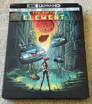 Steelbook Blu - Ray Disc The Fifth Element (rare,  Oop Best Buy Exclusive)