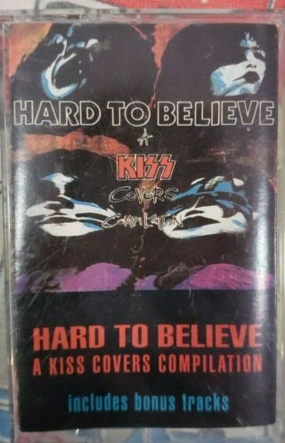Rare Hard To Believe A Kiss Covers Compilation Cassette Nirvana Melvins