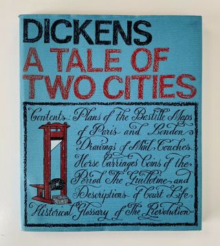Rare Vintage 1973 Charles Dickens: A Tale Of Two Cities (hardcover) London