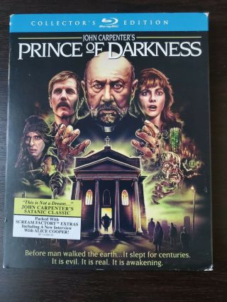 Prince Of Darkness Blu - Ray Collectors Edition W/ Rare Slipcover Like