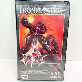 Ironmaster Rare Vhs Cult Prism Video Clamshell Horror Cavemansploitation 1982