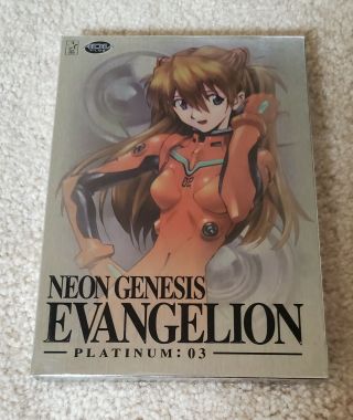 Neon Genesis Evangelion Platinum Volume 03 Dvd 2004 Rare Complete