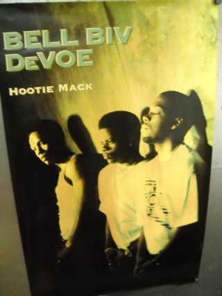 Bell Biv Devoe Large Rare Record Company 1992 Promo Poster Hootie Mack