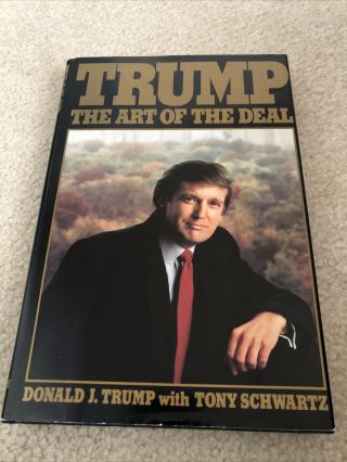 True First Edition,  The Art Of Deal Donald Trump Rare Collectible Book